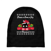 Chococat Ugly Sweater Christmas Baby Beanies | Artistshot