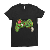 Halloween Gamer Zombie Controller Video Gamer Kids Mens Boys  Classic Ladies Fitted T-shirt | Artistshot