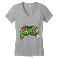 Halloween Gamer Zombie Controller Video Gamer Kids Mens Boys  Classic Women's V-neck T-shirt | Artistshot