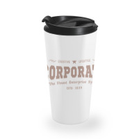 Trending Vintage Global Corporate Career Typography Travel Mug | Artistshot