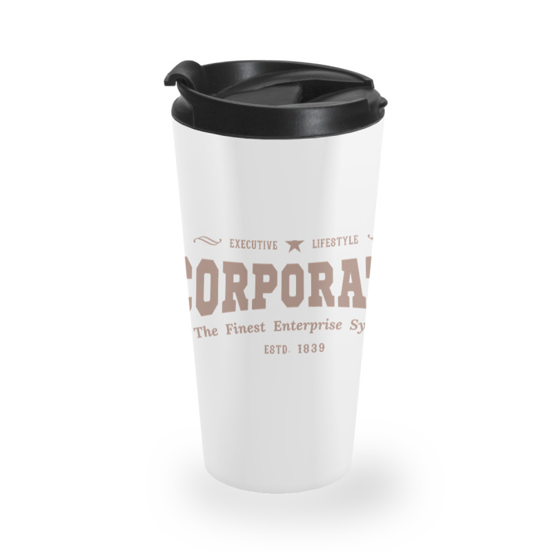 Trending Vintage Global Corporate Career Typography Travel Mug | Artistshot