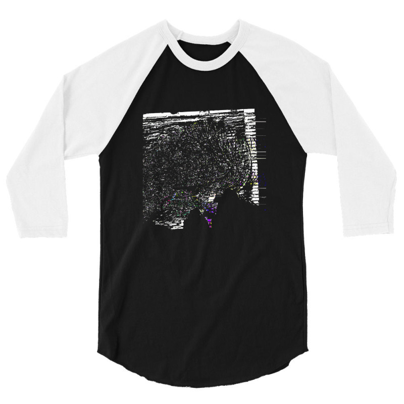 Glitch Girl 3 Original Graphic Design Work 3/4 Sleeve Shirt by CarmelaElaine | Artistshot