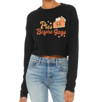 Pies Before Guys Fall Thanksgiving Pumpkin Pie Funny Toddler Cropped Sweater | Artistshot