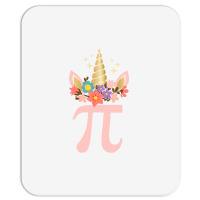 Cute Unicorn Face Pi Day  Girls Women Math Geek Mousepad | Artistshot