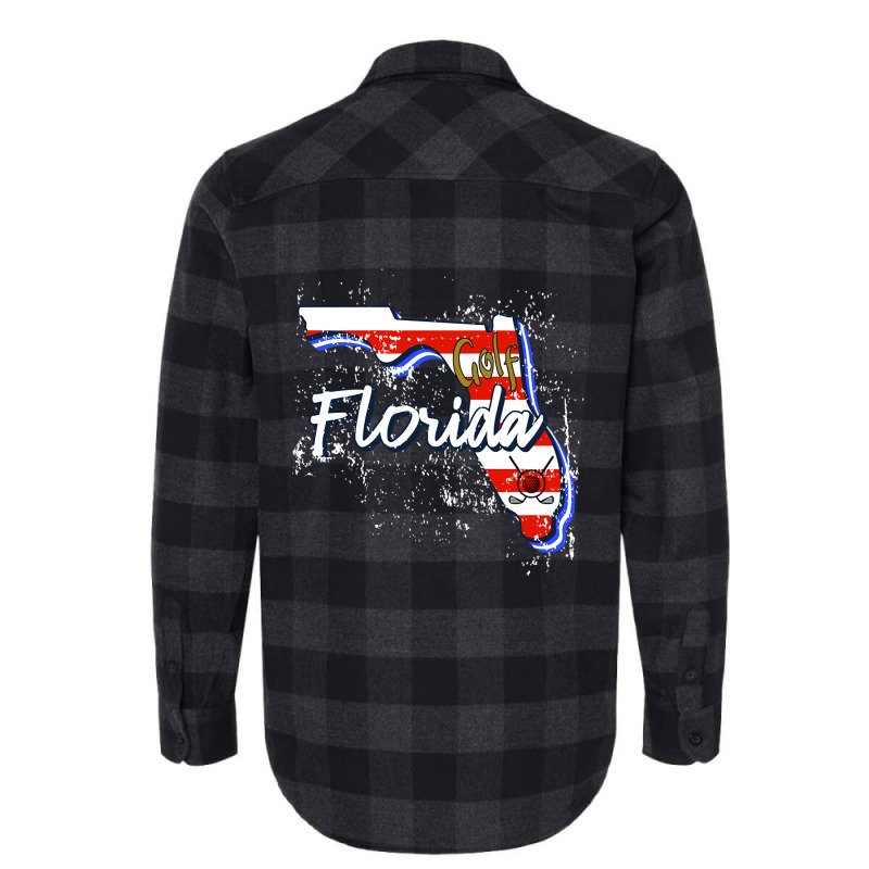 Florida Golf Flannel Shirt by laurynvanhoose | Artistshot