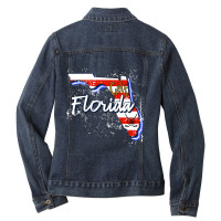 Florida Golf Ladies Denim Jacket | Artistshot