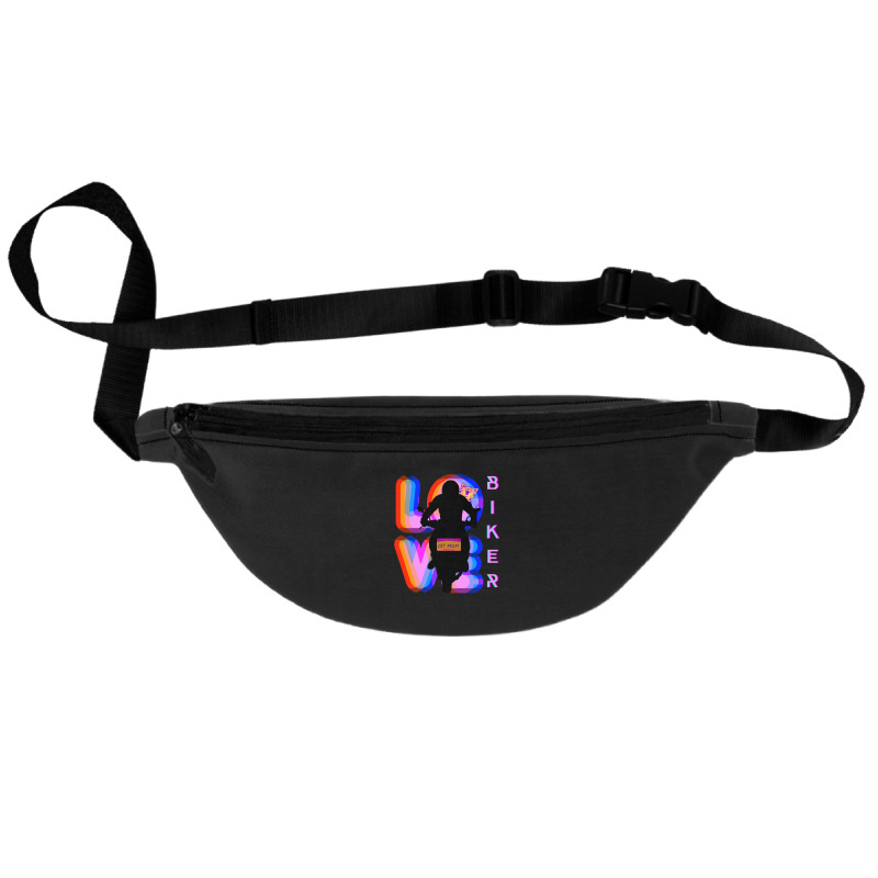 Biker And Best Rainbow Cat Mom Motorcycle Rider Fanny Pack | Artistshot