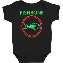 fishbone retro punk rock and roll band fish bone Baby Bodysuit | Artistshot