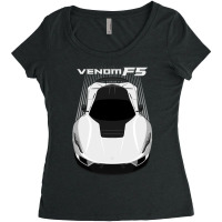 Hennessey Venom F5 White Women's Triblend Scoop T-shirt | Artistshot