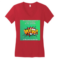 Wow Women's V-neck T-shirt | Artistshot