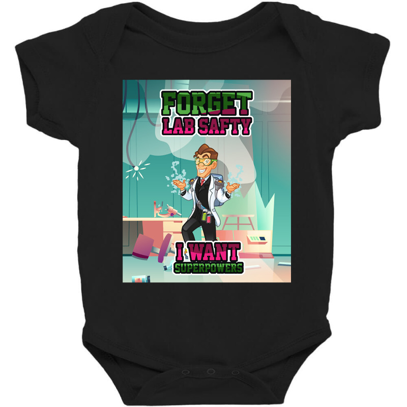 Forget Lab Safty Superpowers Chemistry Baby Bodysuit by Rios Arevalo | Artistshot