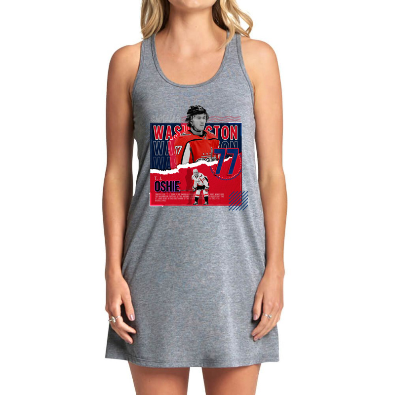 T.j. Oshie Hockey Paper Poster Capitals Tank Dress by LakeshaHughlett | Artistshot