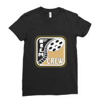 Film Reel Cinema Film Crew Ladies Fitted T-shirt | Artistshot