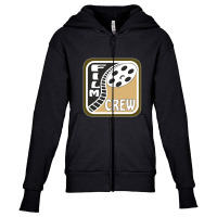 Film Reel Cinema Film Crew Youth Zipper Hoodie | Artistshot