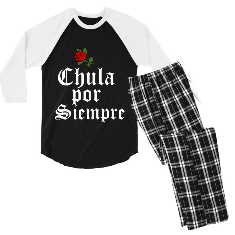 Womens Latinx Latina Chula Shirt Gift For Latina Chicana Friend Men's 3/4 Sleeve Pajama Set by BRANDONARKER | Artistshot