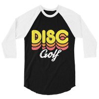 Retro Disc Golf 3/4 Sleeve Shirt | Artistshot