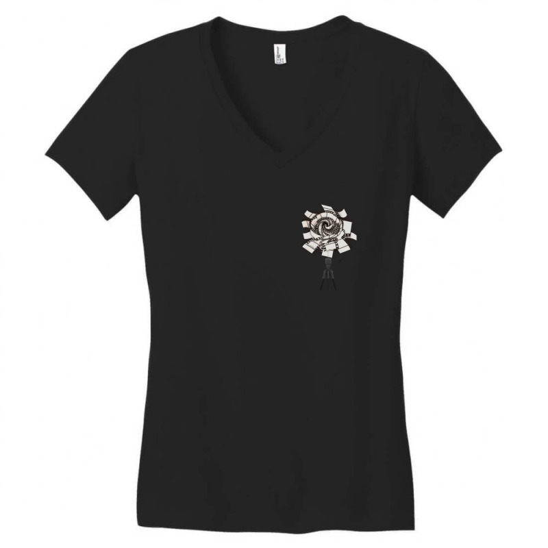 Film Rose Women's V-Neck T-Shirt by NicholetteJeanHastings | Artistshot