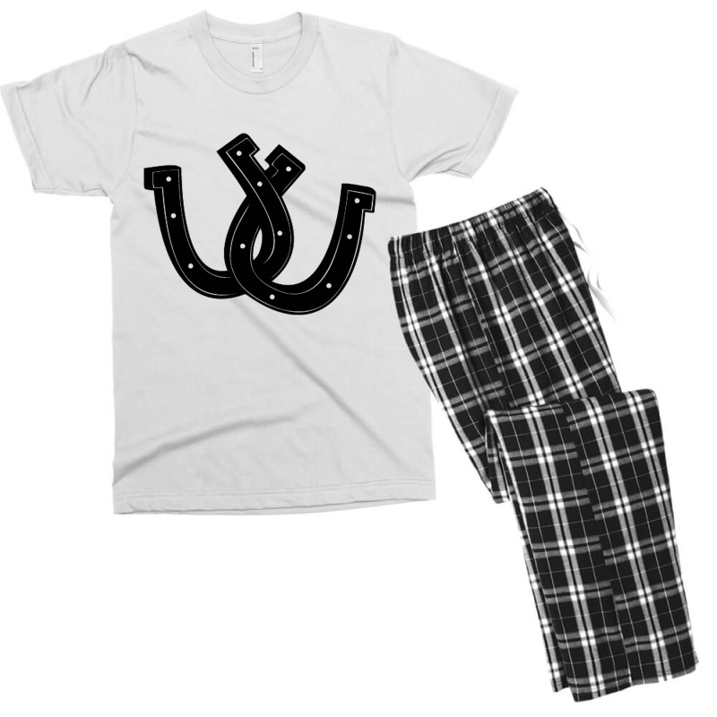 Double Horseshoe Men's T-shirt Pajama Set | Artistshot