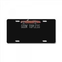 Going Topless Aztec Bronze License Plate | Artistshot