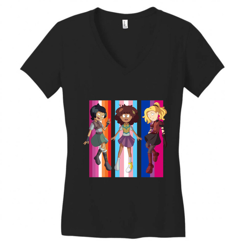 Sashannarcy Lgbt Pride Women's V-Neck T-Shirt by Min09 | Artistshot