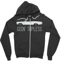 Going Topless Ermine White Zipper Hoodie | Artistshot