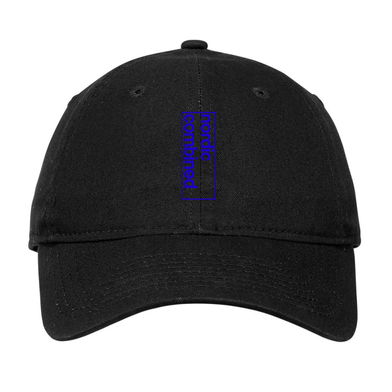 Nordic Combined - Blue Adjustable Cap by KarrieLBreuer | Artistshot