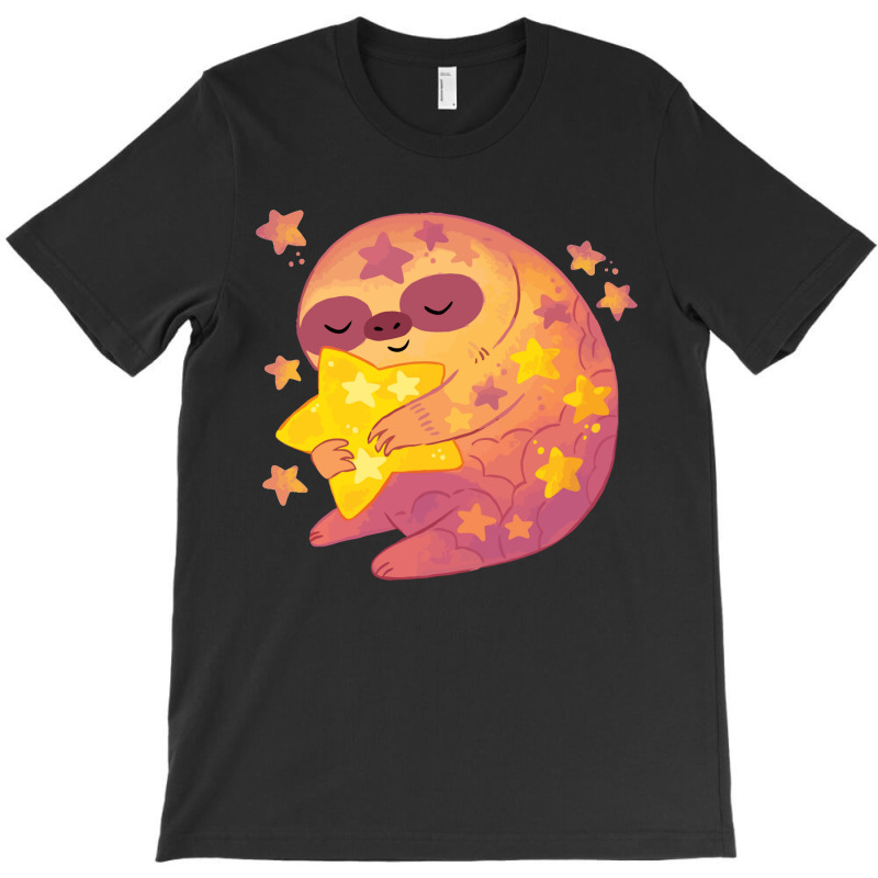 Galaxy Sloth Holding A Star T-shirt | Artistshot