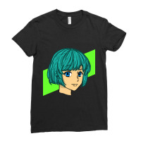 Manga Anime Japanese Vaporwave Retro Futuristic Aesthetic Ladies Fitted T-shirt | Artistshot