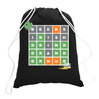 Wordle St Patricks Day Drawstring Bags | Artistshot