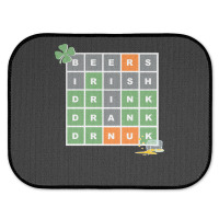 Wordle St Patricks Day Rear Car Mat | Artistshot