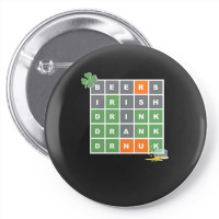 Wordle St Patricks Day Pin-back Button | Artistshot