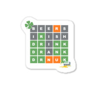 Wordle St Patricks Day Sticker | Artistshot