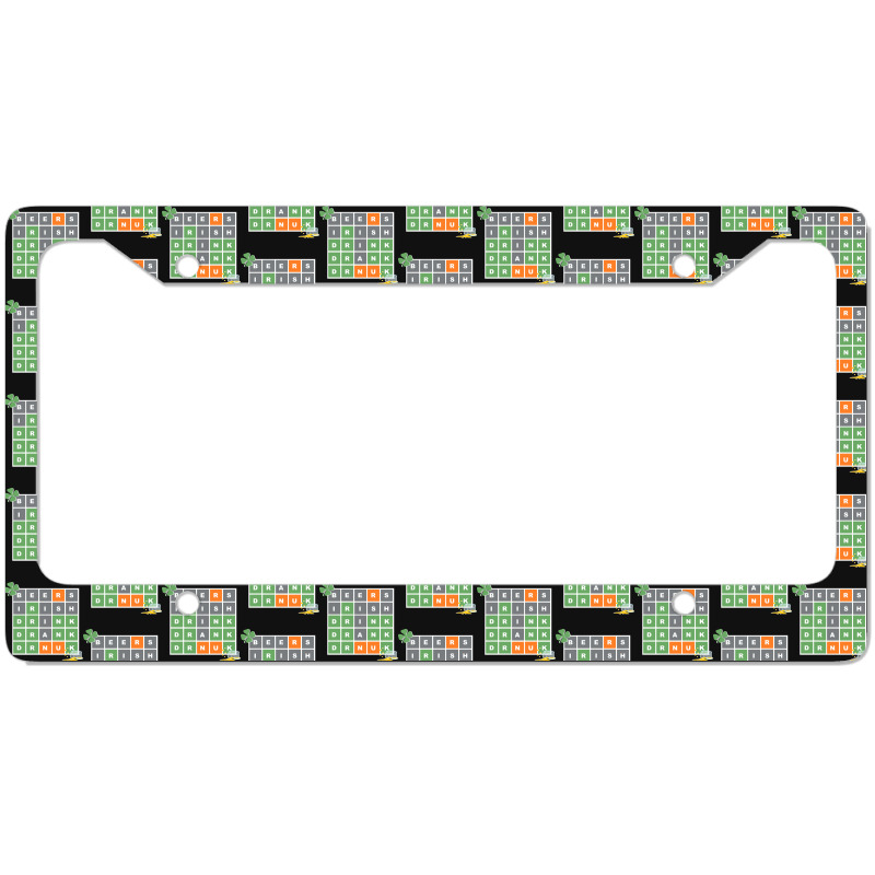 Wordle St Patricks Day License Plate Frame | Artistshot