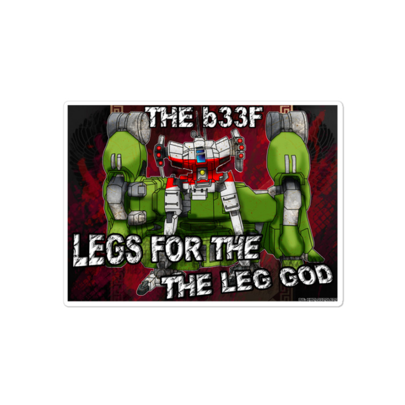 Mechwarrior  The Leg God Sticker | Artistshot