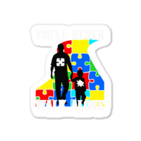 Never Walk Alone   Father And Son Sticker | Artistshot