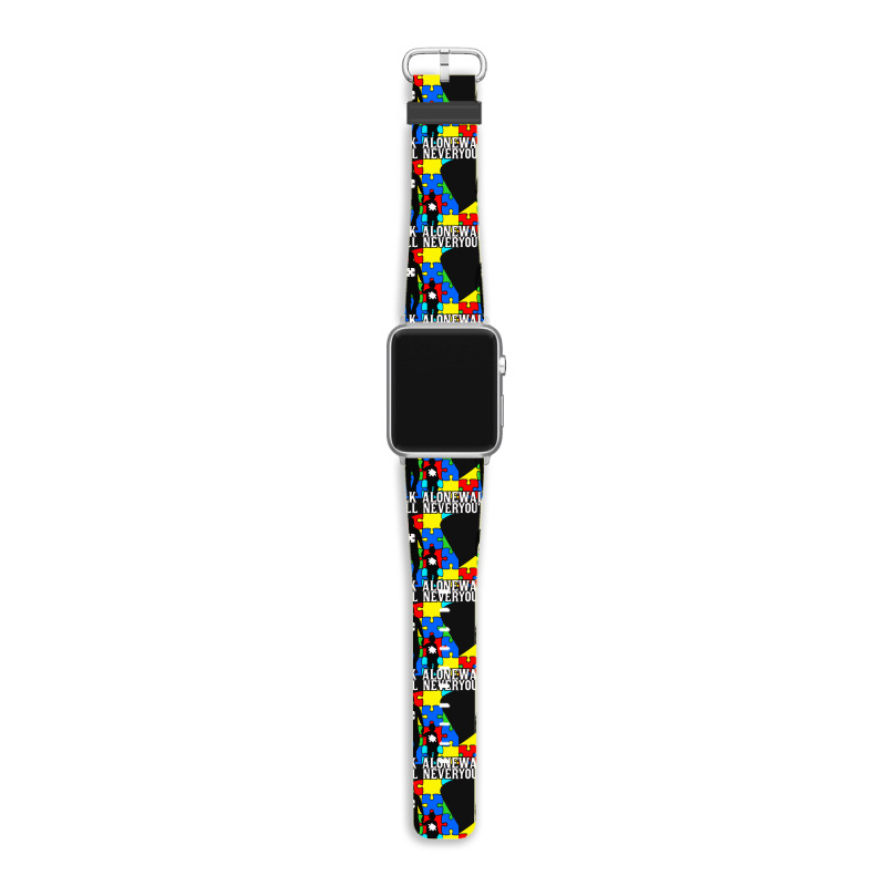 Never Walk Alone   Father And Son Apple Watch Band | Artistshot