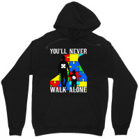 Never Walk Alone   Father And Son Unisex Hoodie | Artistshot