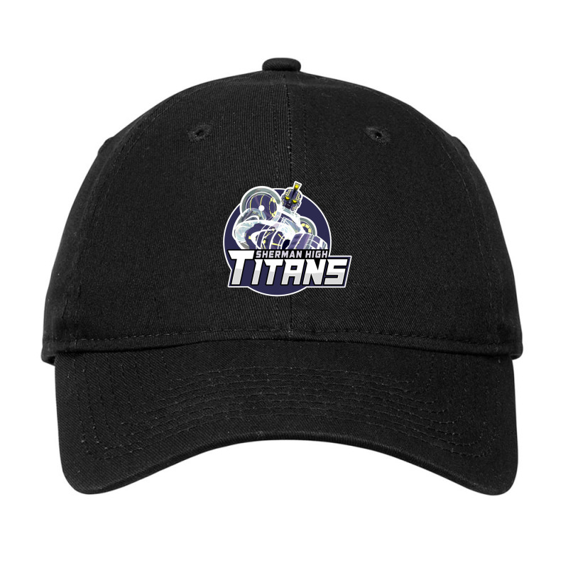 Sherman High Titans Adjustable Cap | Artistshot