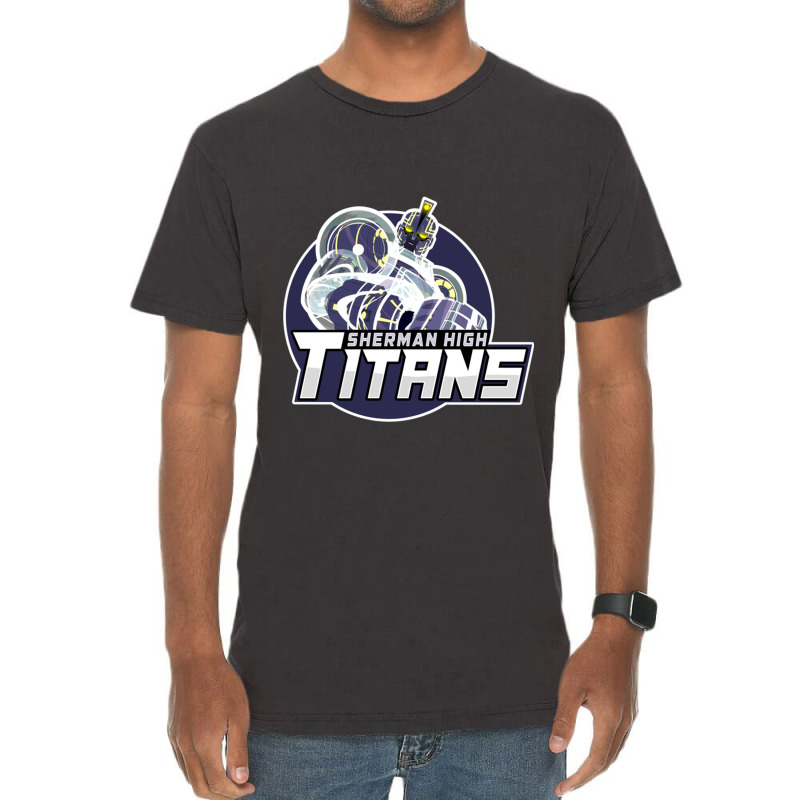 Sherman High Titans Vintage T-shirt | Artistshot