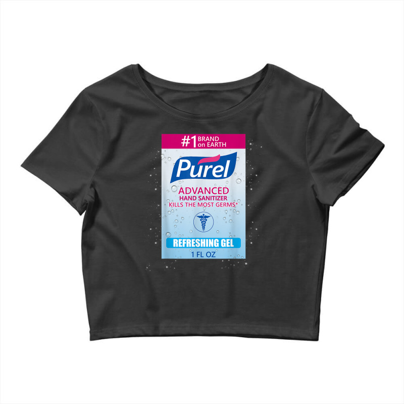 Hand Sanitizer Last Minute Funny Halloween Costume Crop Top by VictorMRodriguez | Artistshot