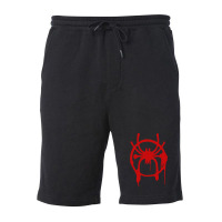 Miles Morales Spider Spray Paint Fleece Short | Artistshot