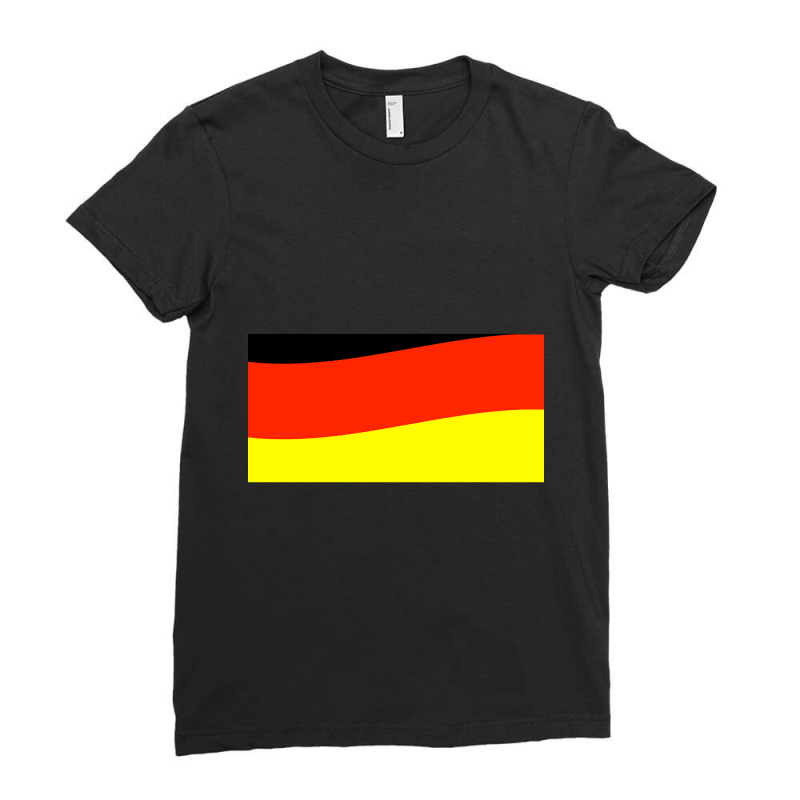 Germany Flag Ladies Fitted T-Shirt by Rios Arevalo | Artistshot