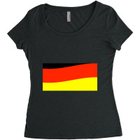 Germany Flag Women's Triblend Scoop T-shirt | Artistshot