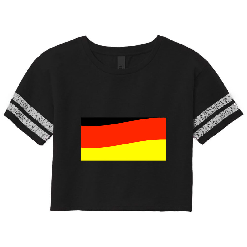 Germany Flag Scorecard Crop Tee by Rios Arevalo | Artistshot