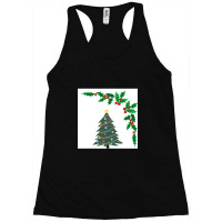 Christmas Tree And Lights Design Racerback Tank | Artistshot