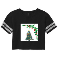 Christmas Tree And Lights Design Scorecard Crop Tee | Artistshot