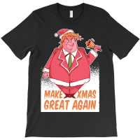 Trump Christmas Pajamas Make Xmas Great Again T-shirt | Artistshot