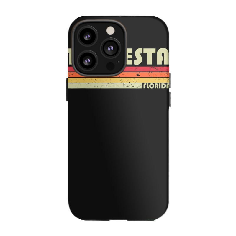 Tequesta Fl Florida City Home Roots Retro 70s 80s Iphone 13 Pro Case | Artistshot