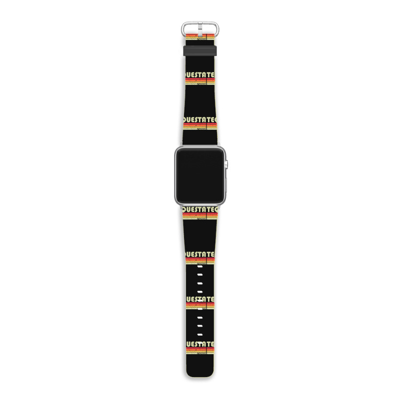 Tequesta Fl Florida City Home Roots Retro 70s 80s Apple Watch Band | Artistshot