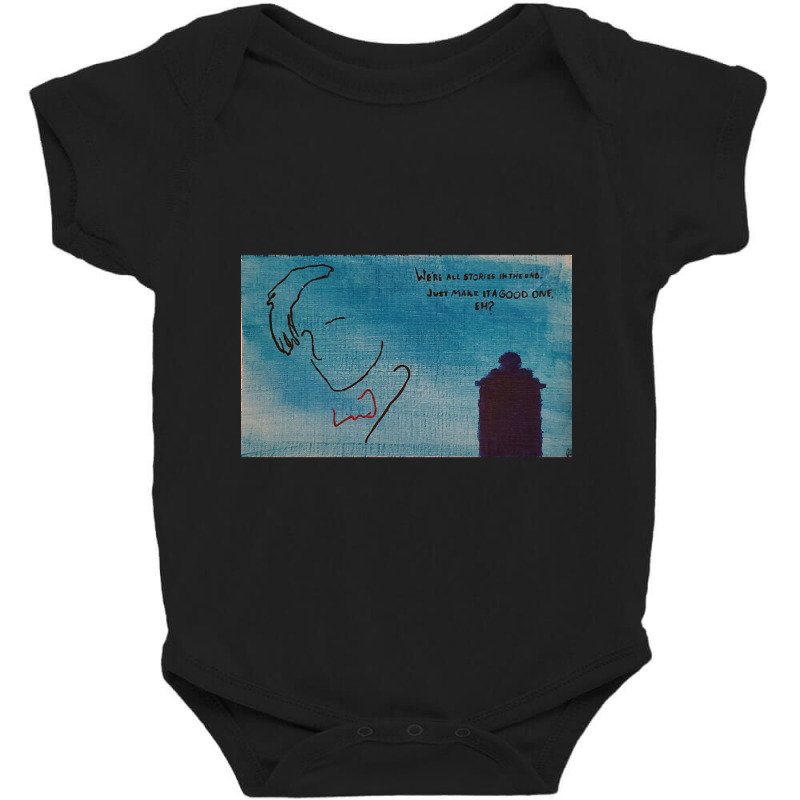 Limited Edition 11th Doctor Silhouette Baby Bodysuit by webberkyla | Artistshot